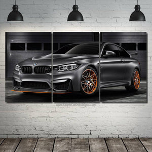 BMW M4 GTS Canvas 3/5pcs FREE Shipping Worldwide!! - Sports Car Enthusiasts