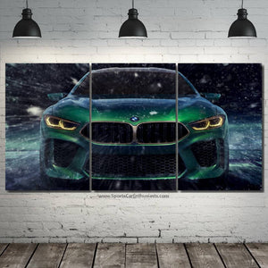 BMW M8 Canvas 3/5pcs FREE Shipping Worldwide!! - Sports Car Enthusiasts