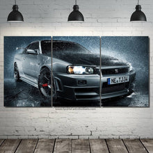 Charger l&#39;image dans la galerie, GT-R R34 Canvas 3/5pcs FREE Shipping Worldwide!! - Sports Car Enthusiasts
