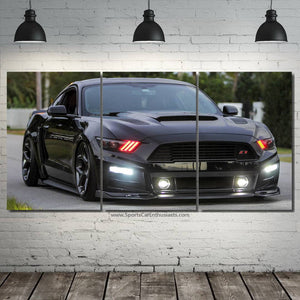 Ford Mustang 3pcs Canvas FREE Shipping Worldwide!! - Sports Car Enthusiasts