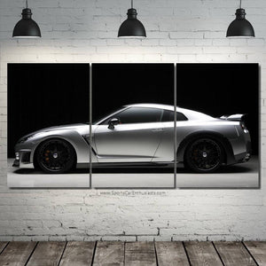 GT-R R35 Canvas 3/5pcs FREE Shipping Worldwide!! - Sports Car Enthusiasts