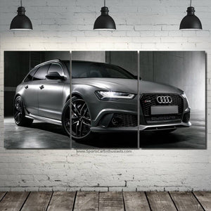 Audi RS6 Canvas 3/5pcs FREE Shipping Worldwide!! - Sports Car Enthusiasts