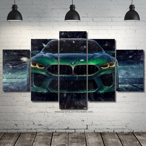 BMW M8 Canvas 3/5pcs FREE Shipping Worldwide!! - Sports Car Enthusiasts