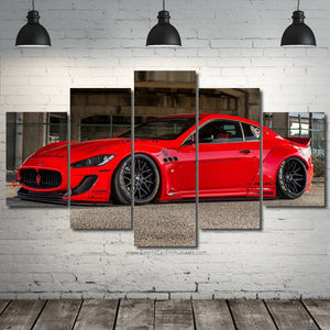 Maserati Liberty Walk Canvas 3/5pcs FREE Shipping Worldwide!! - Sports Car Enthusiasts