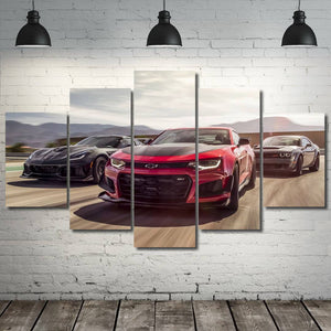 Muscle Cars Canvas FREE Shipping Worldwide!! - Sports Car Enthusiasts