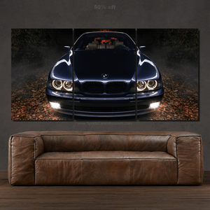 BMW E39 Canvas 3/5pcs FREE Shipping Worldwide!! - Sports Car Enthusiasts