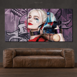 Suicide Squad Canvas 3/5pcs FREE Shipping Worldwide!! - Sports Car Enthusiasts