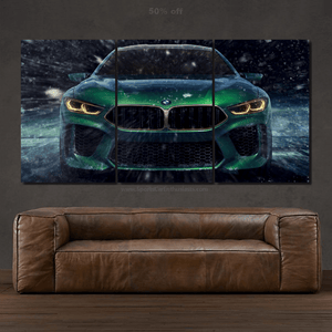 BMW M8 Canvas 3/5pcs FREE Shipping Worldwide!! - Sports Car Enthusiasts