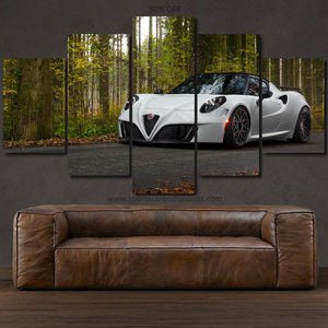 Alfa Romeo 4c Canvas FREE Shipping Worldwide!! - Sports Car Enthusiasts