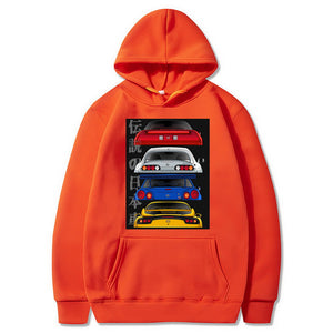 JDM Cars Hoodie FREE Shipping Worldwide!! - Sports Car Enthusiasts