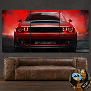 Dodge Challenger SRT Canvas FREE Shipping Worldwide!! - Sports Car Enthusiasts