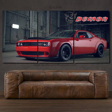 Laden Sie das Bild in den Galerie-Viewer, Dodge Challenger SRT Demon Canvas FREE Shipping Worldwide!! - Sports Car Enthusiasts