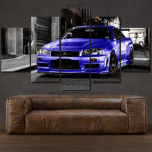 Charger l&#39;image dans la galerie, Nissan GT-R R34 Skyline Canvas FREE Shipping Worldwide!! - Sports Car Enthusiasts