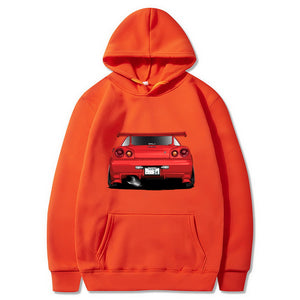 Nissan GTR R34 Skyline Hoodie FREE Shipping Worldwide!! - Sports Car Enthusiasts