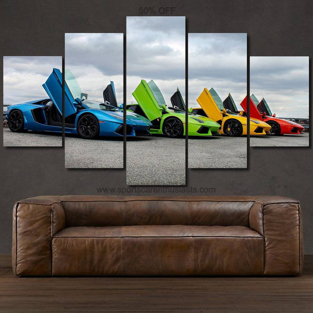 Lamborghini Aventador Canvas FREE Shipping Worldwide!! - Sports Car Enthusiasts