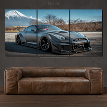 Laden Sie das Bild in den Galerie-Viewer, Nissan GT-R R35 Liberty Walk 3pcs Canvas FREE Shipping Worldwide!! - Sports Car Enthusiasts