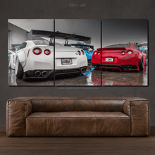 Charger l&#39;image dans la galerie, GT-R R35 Liberty Walk Canvas 3pcs FREE Shipping Worldwide!! - Sports Car Enthusiasts