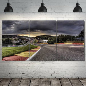 Spa Belgium 3/5pcs Canvas FREE Shipping Worldwide!! - Sports Car Enthusiasts