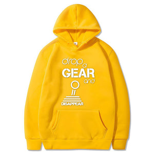 Drop a gear Hoodie FREE Shipping Worldwide!! - Sports Car Enthusiasts