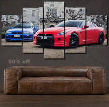 Charger l&#39;image dans la galerie, Nissan GT-R Canvas 3/5pcs FREE Shipping Worldwide!! - Sports Car Enthusiasts