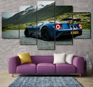Ford GT Canvas 3/5pcs FREE Shipping Worldwide!! - Sports Car Enthusiasts