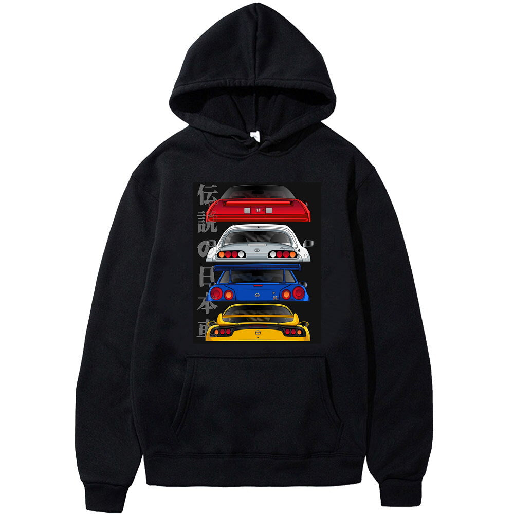 JDM Cars Hoodie FREE Shipping Worldwide!! - Sports Car Enthusiasts