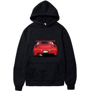 Nissan GTR R34 Skyline Hoodie FREE Shipping Worldwide!! - Sports Car Enthusiasts