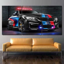 Load image into Gallery viewer, BMW M4 Safety Car Canvas FREE Shipping Worldwide!! - Sports Car Enthusiasts