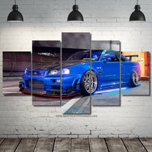 Laden Sie das Bild in den Galerie-Viewer, Nissan GT-R R34 Skyline Canvas FREE Shipping Worldwide!! - Sports Car Enthusiasts