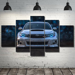 Subaru STI Canvas 3/5pcs FREE Shipping Worldwide!! - Sports Car Enthusiasts