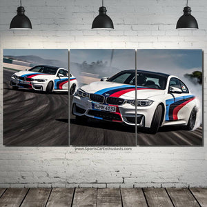 BMW M4 Canvas 3/5pcs FREE Shipping Worldwide!! - Sports Car Enthusiasts