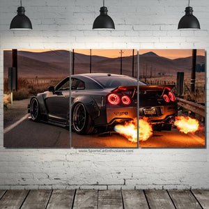 Nissan GT-R R35 Liberty Walk Canvas FREE Shipping Worldwide!! - Sports Car Enthusiasts