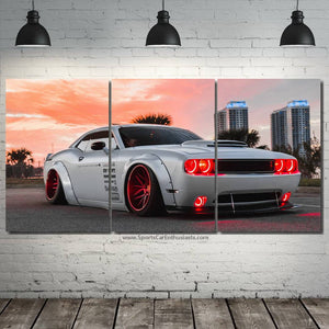 Dodge Challenger Liberty Walk Canvas FREE Shipping Worldwide!! - Sports Car Enthusiasts