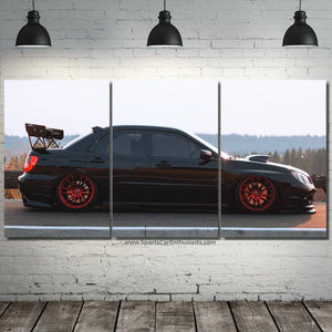 Subaru Impreza WRX STI Canvas 3/5pcs FREE Shipping Worldwide!! - Sports Car Enthusiasts