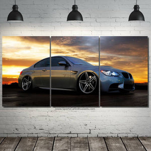BMW E92 M3 Canvas 3/5pcs FREE Shipping Worldwide!! - Sports Car Enthusiasts