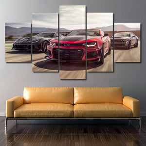 Muscle Cars Canvas FREE Shipping Worldwide!! - Sports Car Enthusiasts
