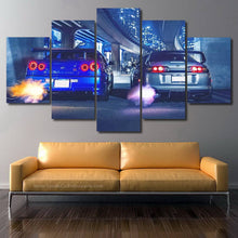Laden Sie das Bild in den Galerie-Viewer, GT-R R34 &amp; Supra Canvas FREE Shipping Worldwide!! - Sports Car Enthusiasts
