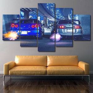 GT-R R34 & Supra Canvas FREE Shipping Worldwide!! - Sports Car Enthusiasts