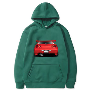 Nissan GTR R34 Skyline Hoodie FREE Shipping Worldwide!! - Sports Car Enthusiasts