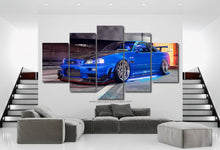 Laden Sie das Bild in den Galerie-Viewer, Nissan GT-R R34 Skyline Canvas FREE Shipping Worldwide!! - Sports Car Enthusiasts