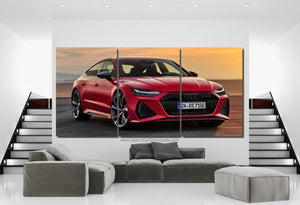 Audi RS7 Canvas 3/5pcs FREE Shipping Worldwide!! - Sports Car Enthusiasts