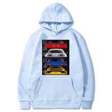 Laden Sie das Bild in den Galerie-Viewer, JDM Cars Hoodie FREE Shipping Worldwide!! - Sports Car Enthusiasts