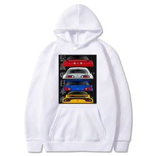 Laden Sie das Bild in den Galerie-Viewer, JDM Cars Hoodie FREE Shipping Worldwide!! - Sports Car Enthusiasts