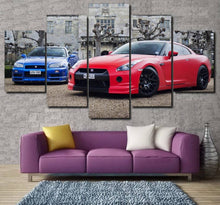 Charger l&#39;image dans la galerie, Nissan GT-R Canvas 3/5pcs FREE Shipping Worldwide!! - Sports Car Enthusiasts