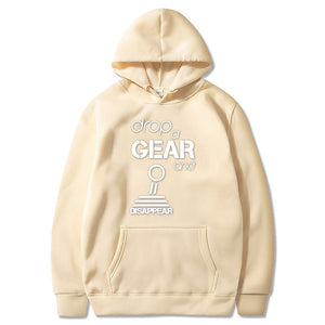 Drop a gear Hoodie FREE Shipping Worldwide!! - Sports Car Enthusiasts