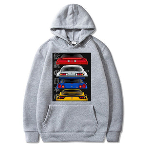 JDM Cars Hoodie FREE Shipping Worldwide!! - Sports Car Enthusiasts