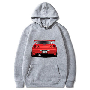 Nissan GTR R34 Skyline Hoodie FREE Shipping Worldwide!! - Sports Car Enthusiasts