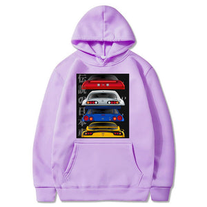 JDM Cars Hoodie FREE Shipping Worldwide!! - Sports Car Enthusiasts