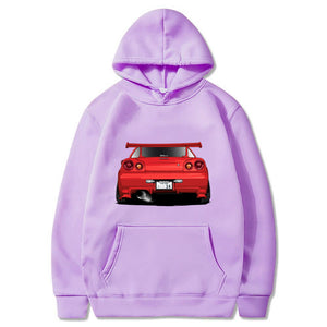 Nissan GTR R34 Skyline Hoodie FREE Shipping Worldwide!! - Sports Car Enthusiasts