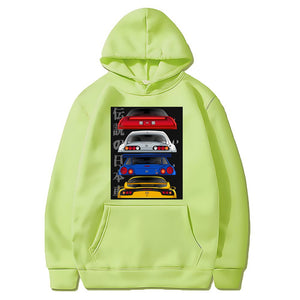 JDM Cars Hoodie FREE Shipping Worldwide!! - Sports Car Enthusiasts